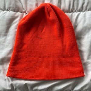 Hunters orange beanie